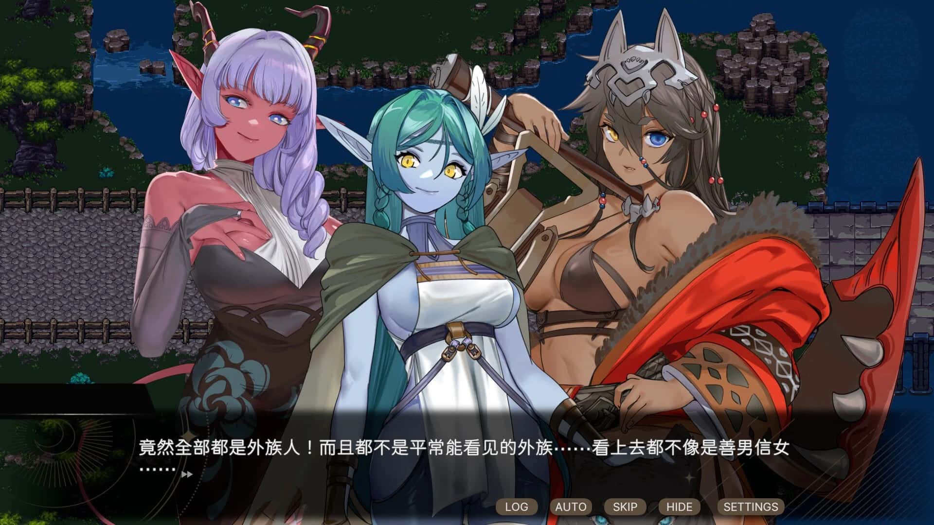 外族娘！请好好保护我吧！ Stranger Maidens Please Protect Me封面